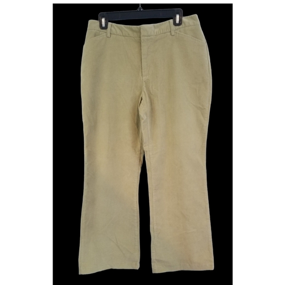 3/$25 Lands' End Size 10P Corduroy Pants Boot Cut - Picture 1 of 4